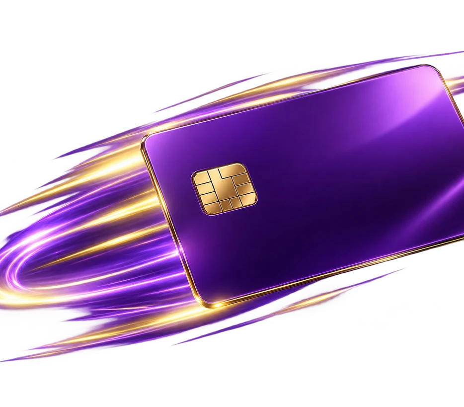 Mastercard payment card used for deposits and withdrawals