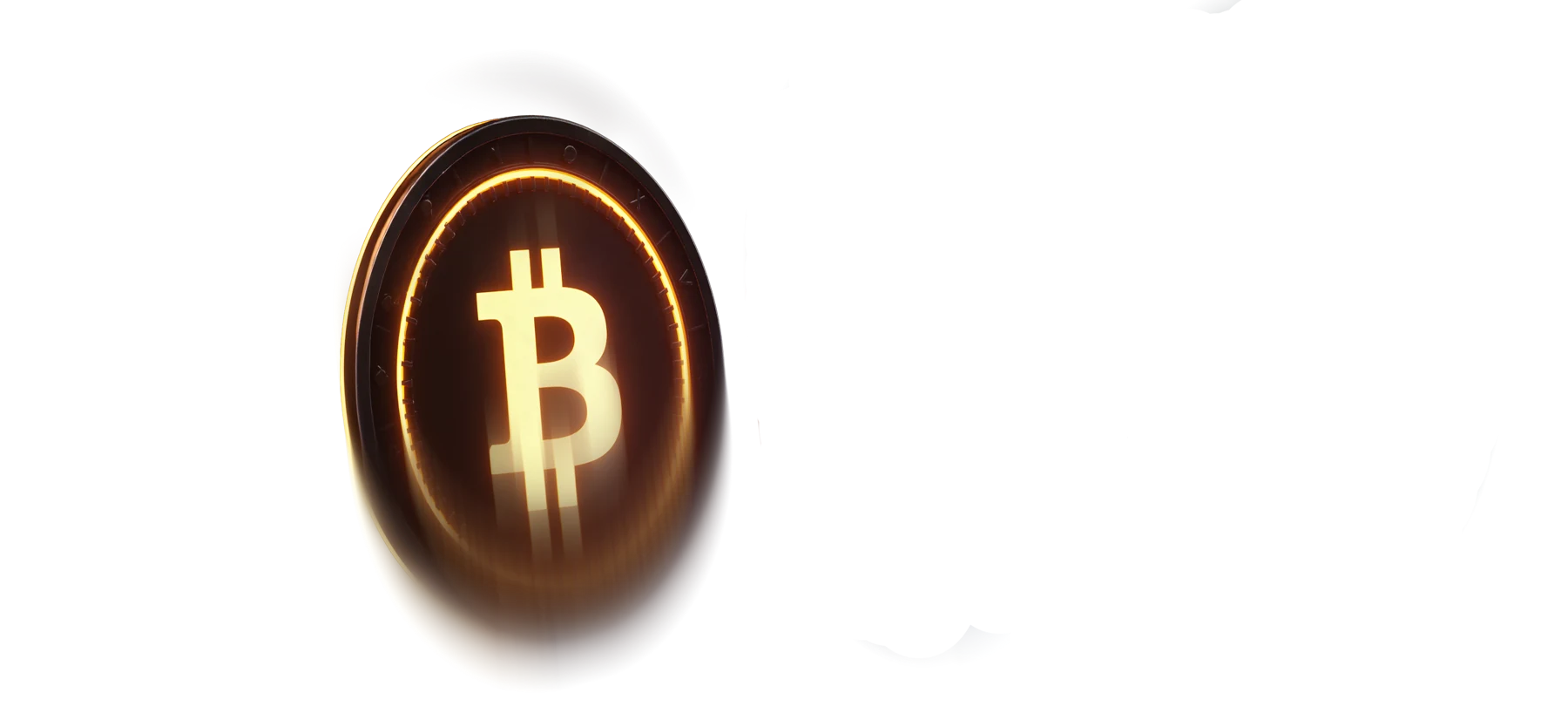 Bitcoin coin representing the BTC payment option