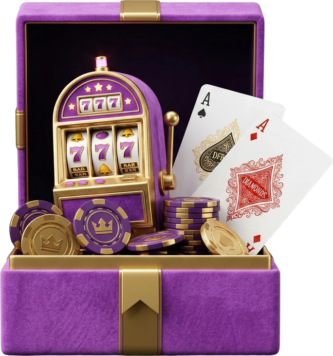 Open gift box styled after Sweet Bonanza's candy-coloured bonus symbols