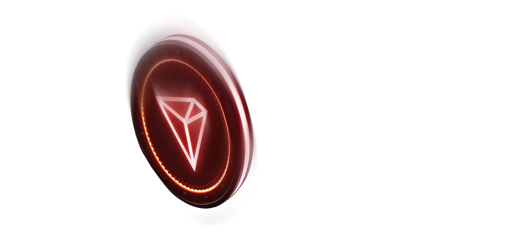 Tron coin representing the TRX payment option